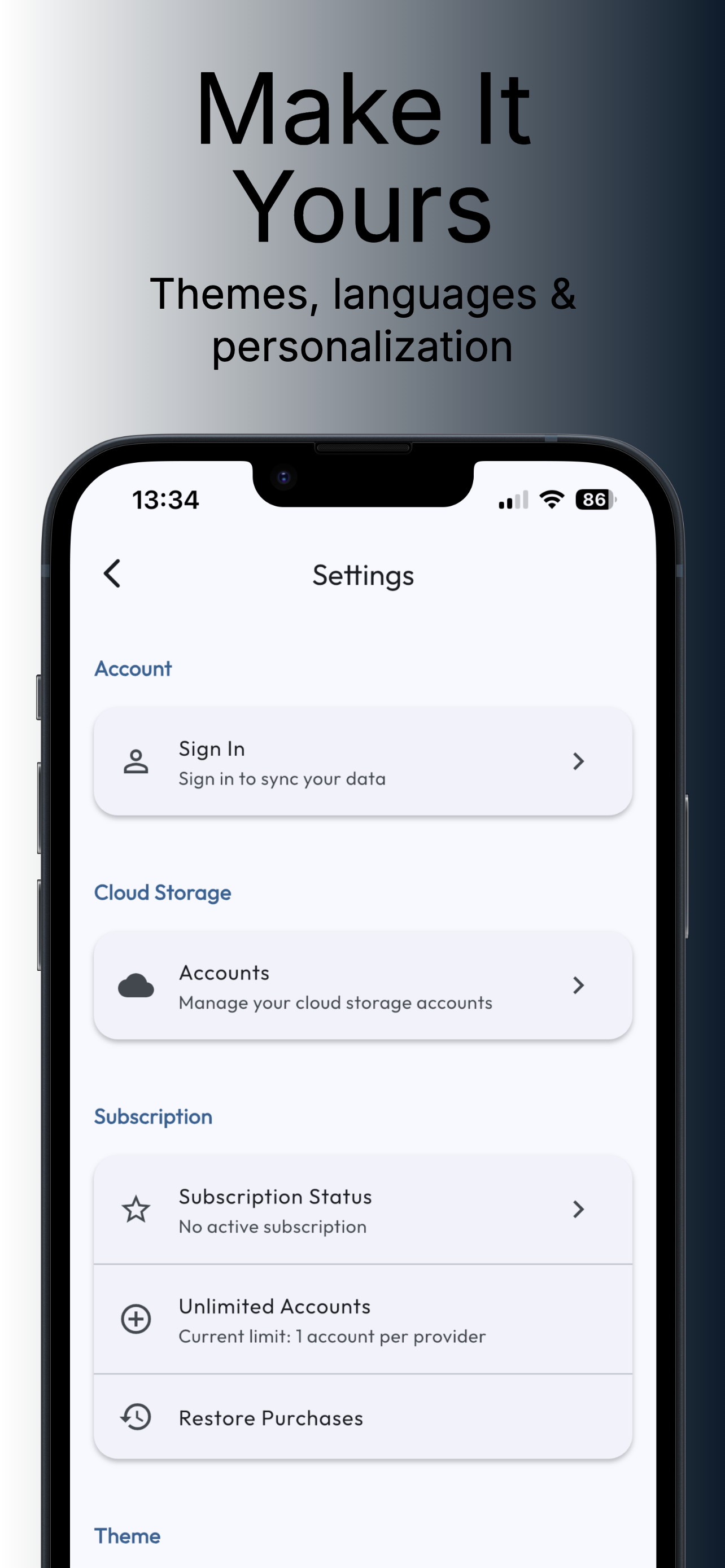 خصّصه كما تريد
